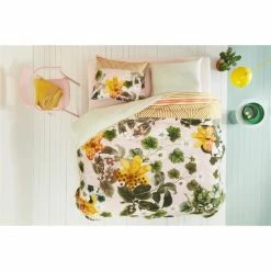 Beste Bewertungen von ? Oilily Botanical Flower Bettwäsche-Set Aus Mako-Satin - 155x220 / 80x80 Cm - Meeresgrün ? -ESSENZA HOME SHOP unnamed file 215