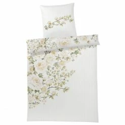 Neu ✔️ Elegante Princess Rose Bettwäsche Aus Mako-Satin - 40x80 Cm - Champagner ?