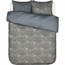 Bestes Angebot ❤️ ESSENZA HOME Essenza Ophelia Bettwäsche-Set Aus Satin - 155x220 / 80x80 Cm - Midnight Swim ?