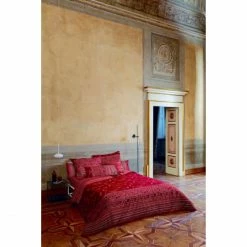 Budget ? Bassetti LIVORNO Bettwäsche Set - 155x220 / 80x80 Cm - R2 - Rot ? -ESSENZA HOME SHOP unnamed file 290