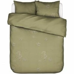Angebote ? ESSENZA HOME ESSENZA Lauren Satin-Bettwäsche - 135x200 / 80x80 Cm - Dried Moss ?