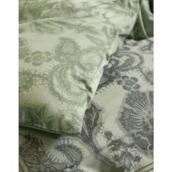 Auslauf ? ESSENZA HOME Essenza Maere Bettwäsche-Set Aus Satin - 155x220 / 80x80 Cm - Comforting Green ? -ESSENZA HOME SHOP unnamed file 318