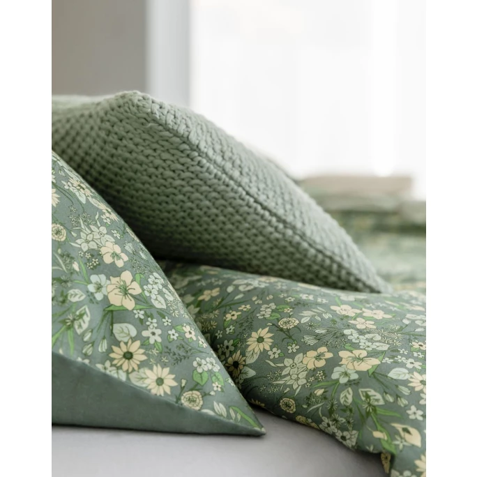 Billig ? Marc O'Polo Sollia Bettwäsche-Set Aus Satin - 155x220 / 80x80 Cm - Sage Green ? 4 Billig ? Marc O'Polo Sollia Bettwäsche-Set Aus Satin - 155x220 / 80x80 Cm - Sage Green ? – Bild 4