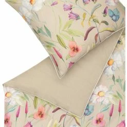 Schlussverkauf ? Schöner Wohnen Fiori Bettwäsche-Set - 135x200 / 80x80 Cm - Sand ? -ESSENZA HOME SHOP unnamed file 404