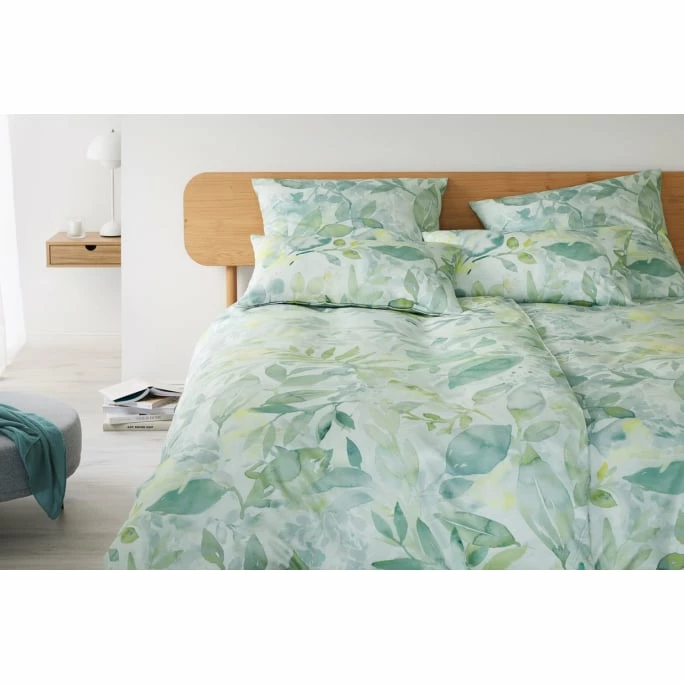 Rabatt ⌛ Elegante Blend Kopfkissenbezug Aus Seiden-Satin - 40x80 Cm - Hellgrün ✨ 3 Rabatt ⌛ Elegante Blend Kopfkissenbezug Aus Seiden-Satin - 40x80 Cm - Hellgrün ✨ – Bild 3