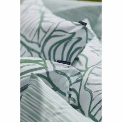 Auslauf ? Lexington Printed Sateen Kopfkissen-Bezug - 40x80 Cm - White/green ? -ESSENZA HOME SHOP unnamed file 437