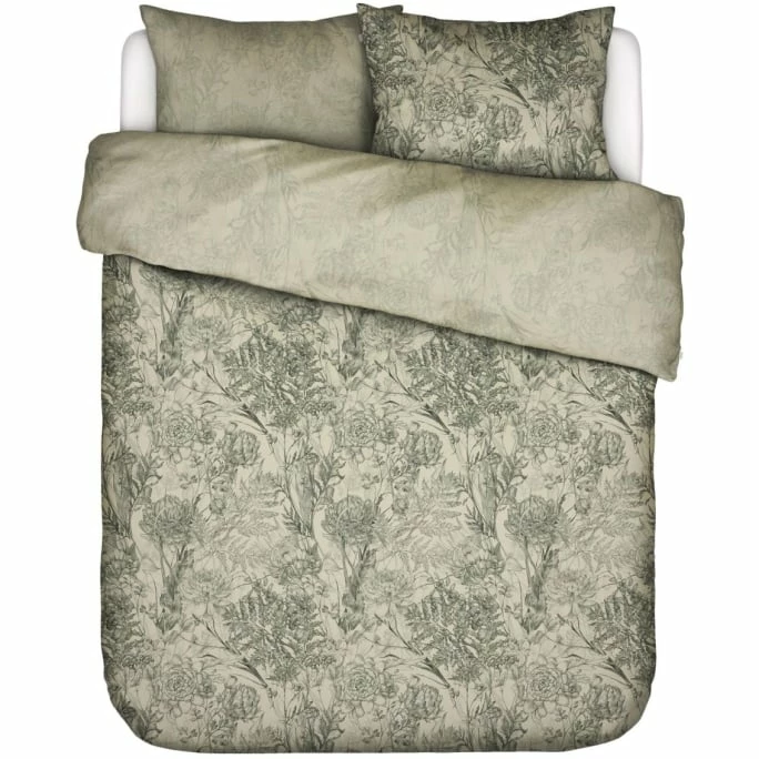 Besorgen ❤️ ESSENZA HOME Essenza Elena Bettwäsche-Set - 155x220 / 80x80 Cm - Soft Green ? 1 Besorgen ❤️ ESSENZA HOME Essenza Elena Bettwäsche-Set - 155x220 / 80x80 Cm - Soft Green ?