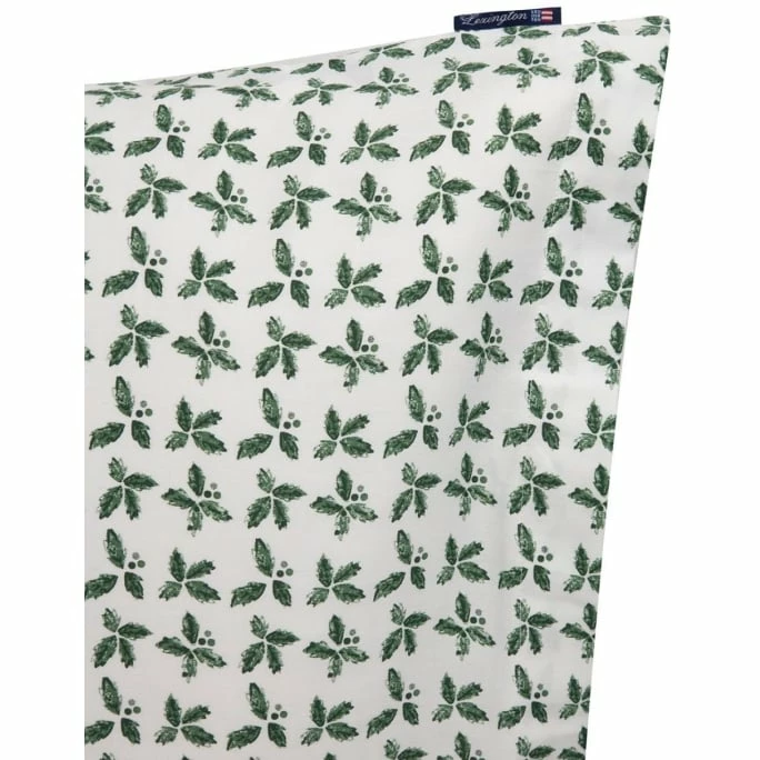 Auslauf ? Lexington Holly Printed Kopfkissenbezug Aus Baumwoll-Satin - 40x80 Cm - White/green ✔️ 3 Auslauf ? Lexington Holly Printed Kopfkissenbezug Aus Baumwoll-Satin - 40x80 Cm - White/green ✔️ – Bild 3