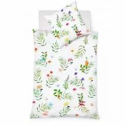 Coupon ? Fleuresse Bed Art S Wendebettwäsche-Set Aus Mako Satin - 135x200 / 80x80 Cm - Multicolor ?