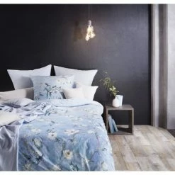 Schlussverkauf ? Fleuresse Bed Art S Wendebettwäsche-Set Aus Mako Satin - 135x200 / 80x80 Cm - Lavendelblau ? -ESSENZA HOME SHOP unnamed file 488