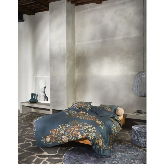 Aktion ? ESSENZA HOME Essenza Amelie Bettwäsche-Set Aus Satin - 135x200 / 80x80 Cm - Midnight Swim ? 2 Aktion ? ESSENZA HOME Essenza Amelie Bettwäsche-Set Aus Satin - 135x200 / 80x80 Cm - Midnight Swim ? – Bild 2