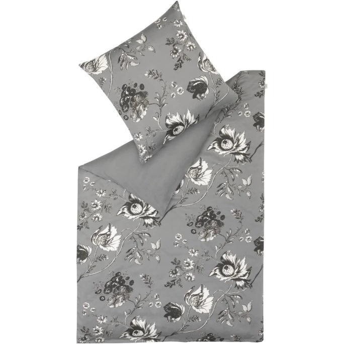 Bestpreis ? Schöner Wohnen Silent Bettwäsche Set Aus Satin - 155x220 / 80x80 Cm - Grau ⭐ 2 Bestpreis ? Schöner Wohnen Silent Bettwäsche Set Aus Satin - 155x220 / 80x80 Cm - Grau ⭐ – Bild 2