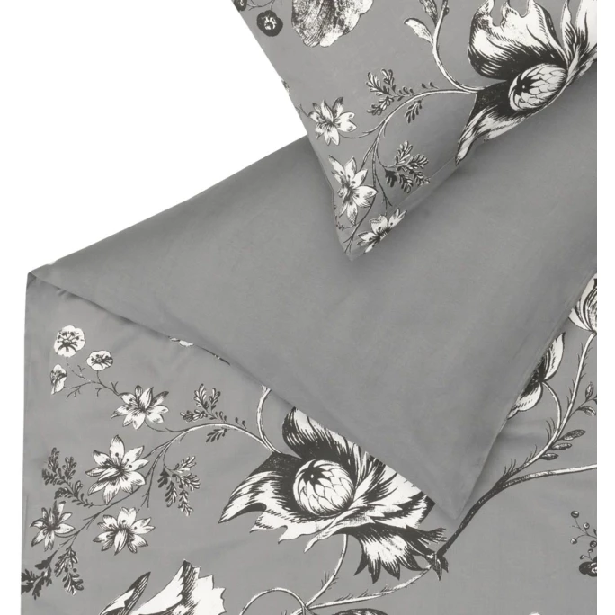 Bestpreis ? Schöner Wohnen Silent Bettwäsche Set Aus Satin - 155x220 / 80x80 Cm - Grau ⭐ 4 Bestpreis ? Schöner Wohnen Silent Bettwäsche Set Aus Satin - 155x220 / 80x80 Cm - Grau ⭐ – Bild 4