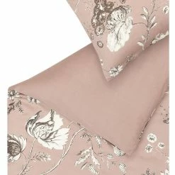 Auslauf ? Schöner Wohnen Silent Bettwäsche Set Aus Satin - 135x200 / 80x80 Cm - Rose ✨ -ESSENZA HOME SHOP unnamed file 537