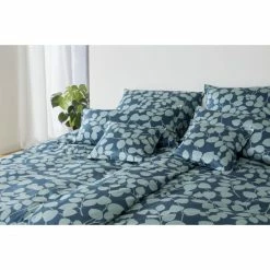 Neu ✔️ Elegante Twice Bettwäsche-Set Aus Mako-Satin - 135x200 / 40x80 Cm - Flaschengrün ? -ESSENZA HOME SHOP unnamed file 552
