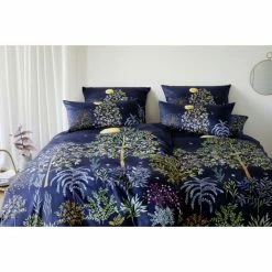 Bester Verkauf ✨ Elegante Night Dream Bettwäsche-Set Aus Mako-Satin - 135x200 / 40x80 Cm - Nachtblau ? -ESSENZA HOME SHOP unnamed file 554