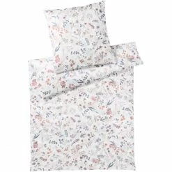 Brandneu ? Elegante Allure Bettwäsche-Set Aus Seiden-Satin - 135x200 / 40x80 Cm - Weiß ?