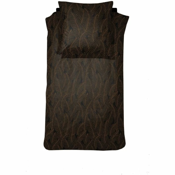 Auslauf ? Damai Bellezza Bettwäsche-Set Aus Satin - 135x200 / 80x80 Cm - Off Black ? 1 Auslauf ? Damai Bellezza Bettwäsche-Set Aus Satin - 135x200 / 80x80 Cm - Off Black ?