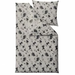 Neu ? Södahl Rose Bio Bettwäsche-Set Aus Baumwoll-Satin - 135x200 Cm / 80x80 Cm - Beige ?