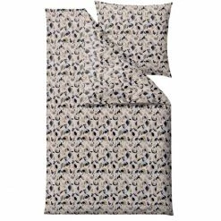 Am billigsten ? Södahl Abstract Bio Bettwäsche-Set Aus Baumwoll-Satin - 135x200 Cm / 80x80 Cm - Rose ⭐