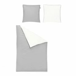 Blitzangebot ? Irisette VARIA 8730 Satin-Bettwäsche - 140x200 / 70x90 (AT) Cm - Schiefer ?