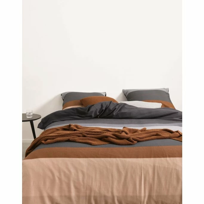 Blitzangebot ? Marc O'Polo Kiya Bettwäsche-Set - 135x200 / 80x80 Cm - Warm Charcoal ✨ 3 Blitzangebot ? Marc O'Polo Kiya Bettwäsche-Set - 135x200 / 80x80 Cm - Warm Charcoal ✨ – Bild 3