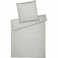 Coupon ? Elegante Zebra Kopfkissenbezug Aus Mako-Satin - 40x80 Cm - Graphit ?