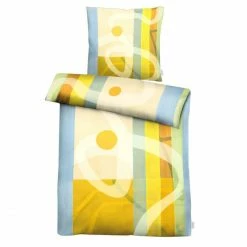 Blitzangebot ? Apelt Loft Dreams Fabio Bettwäsche-Set - 135x200 / 80x80 Cm - Gelb-blau-natur ?