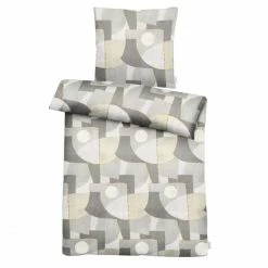 Schlussverkauf ❤️ Apelt Loft Dreams James Bettwäsche-Set - 155x220 / 80x80 Cm - Grau ?