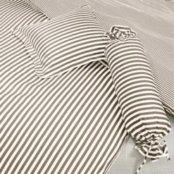 Rabatt ? Janine Modern Classic 3912 Bettwäsche-Set Aus Satin - 155x200 / 80x80 Cm - Cappucino ? -ESSENZA HOME SHOP unnamed file 707