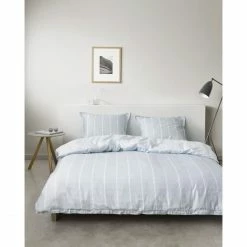 Schlussverkauf ✨ Marc O'Polo Sakura Kopfkissen-Bezug Aus Satin - 40x80 Cm - Blue ? -ESSENZA HOME SHOP unnamed file 725