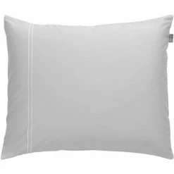 Großhandel ? GANT Sateen Stitch Kopfkissenbezug Aus Baumwollsatin - 40x80 Cm - Light Grey ?