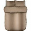 Aktion ? Marc O'Polo Classic Stripe Bettwäsche-Set - 135x200 / 80x80 Cm - Toffee Brown ? -ESSENZA HOME SHOP unnamed file 734