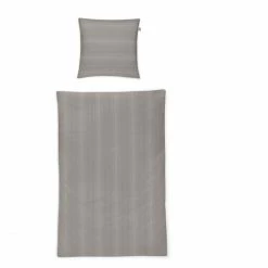 Rabatt ✔️ Irisette VIOLA 8677 Satin-Bettwäsche - 140x200 / 70x90 (AT) Cm - Kiesel ❤️