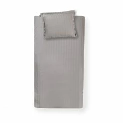 Am billigsten ? Damai Linea Bettwäsche-Garnitur Aus Satin - 135x200 / 80x80 Cm - Glacier ?