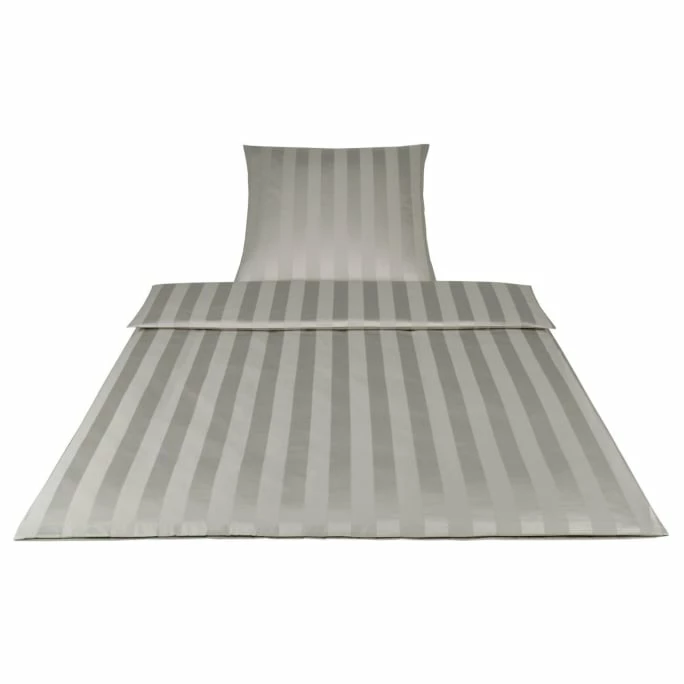 Großhandel ? Elegante Noblesse Bettwäsche Aus Mako-Satin - 135x200 / 40x80 Cm - Sillber ⭐ 1 Großhandel ? Elegante Noblesse Bettwäsche Aus Mako-Satin - 135x200 / 40x80 Cm - Sillber ⭐