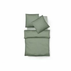 Angebote ? Fleuresse Rubin Bettwäsche-Set Aus Satin - 200x200 / 2x80x80 Cm - Forest ✨