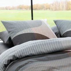 Besorgen ? Damai Moore Bettwäsche-Set Aus Baumwoll-Satin - 155x220 / 80x80 Cm - Basalt ? -ESSENZA HOME SHOP unnamed file 832