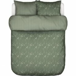 Großhandel ❤️ Marc O'Polo Salen Bettwäsche-Set Aus Satin - 155x220 / 80x80 Cm - Deep Green ?
