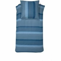 Brandneu ? Cinderella Prato Bettwäsche-Set Aus Baumwoll-Satin - 155x220 / 80x80 Cm - Blue ?