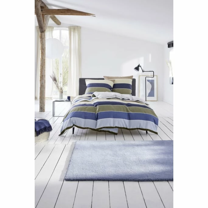 Schlussverkauf ⌛ ESPRIT Home Amelie Bettwäsche-Set Aus Satin - 155x220 / 80x80 Cm - Blue ⭐ 3 Schlussverkauf ⌛ ESPRIT Home Amelie Bettwäsche-Set Aus Satin - 155x220 / 80x80 Cm - Blue ⭐ – Bild 3