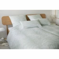 Bestes Angebot ? Elegante Forest Kopfkissenbezug Aus Mako-Satin - 40x80 Cm - Hellgrün ? -ESSENZA HOME SHOP unnamed file 92