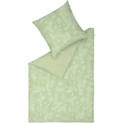 Bestes Angebot ❤️ Musterring Blossom Bettwäsche-Set Aus Satin - 135x200 / 80x80 Cm - Lind ?