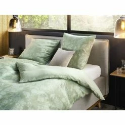 Bestes Angebot ❤️ Musterring Blossom Bettwäsche-Set Aus Satin - 135x200 / 80x80 Cm - Lind ? -ESSENZA HOME SHOP unnamed file 931