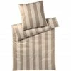 Top 10 ❤️ Elegante Natural Stripe Bettwäsche-Set Aus Mako-Satin - 135x200 / 40x80 Cm - Natur-caramel ? -ESSENZA HOME SHOP unnamed file 947