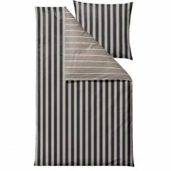 Schlussverkauf ? Södahl Nordic Bio Bettwäsche-Set Aus Baumwoll-Satin - 135x200 Cm / 80x80 Cm - Ash ✔️