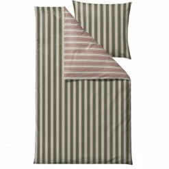 Aktion ? Södahl Nordic Bio Bettwäsche-Set Aus Baumwoll-Satin - 135x200 Cm / 80x80 Cm - Olive ?